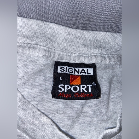 Vintage Virginia Tech Hokies Heather Gray Tee - L - Picture 3 of 3